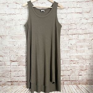 Paper Crane waffle weave tank dress
